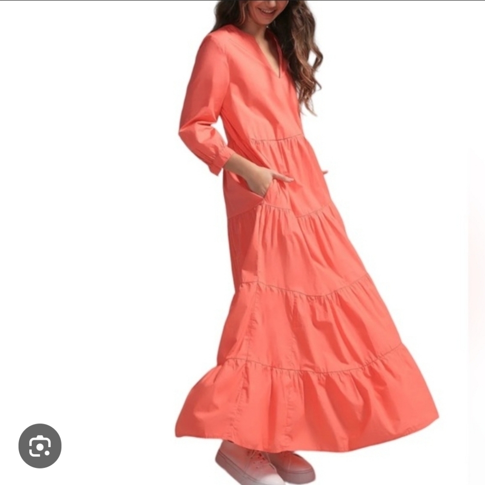 Umgee Tiered Ruffle Dress